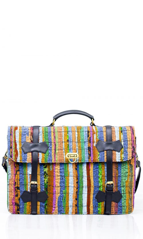 Multi-color Satchel Bag