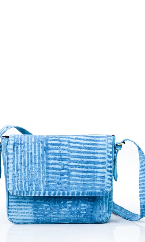 Blue Messenger Bag