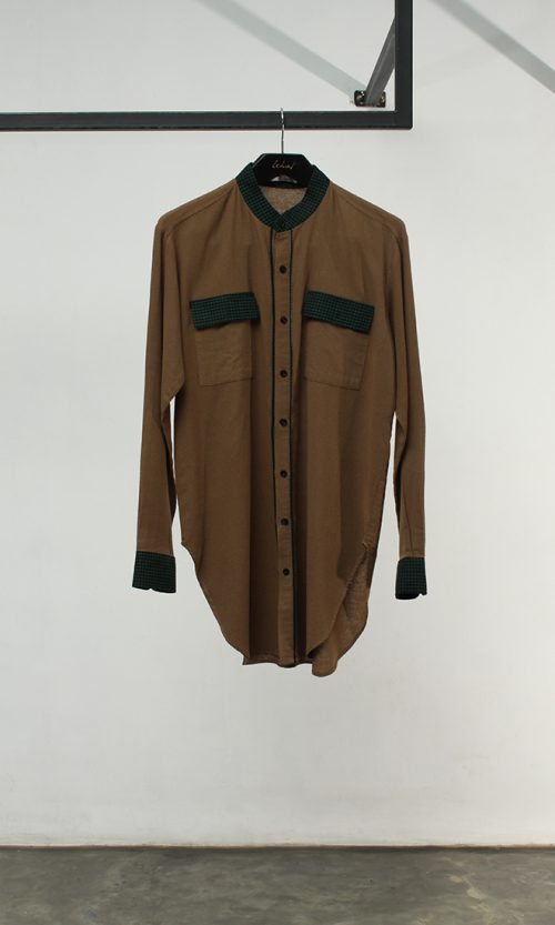 Milky Brown Long Sleeve Shirt