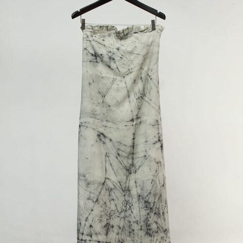 LEKAT Tie Dye Tube Dress in White
