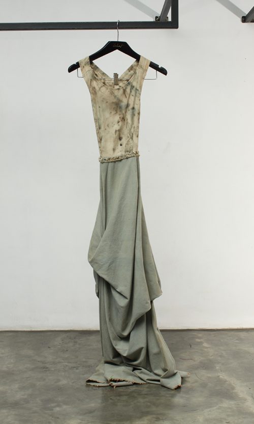 Long Strappy Tie Dye Dress