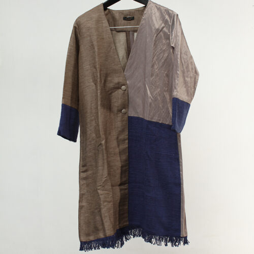 LEKAT Three Tone Long Outerwear (Indigo)