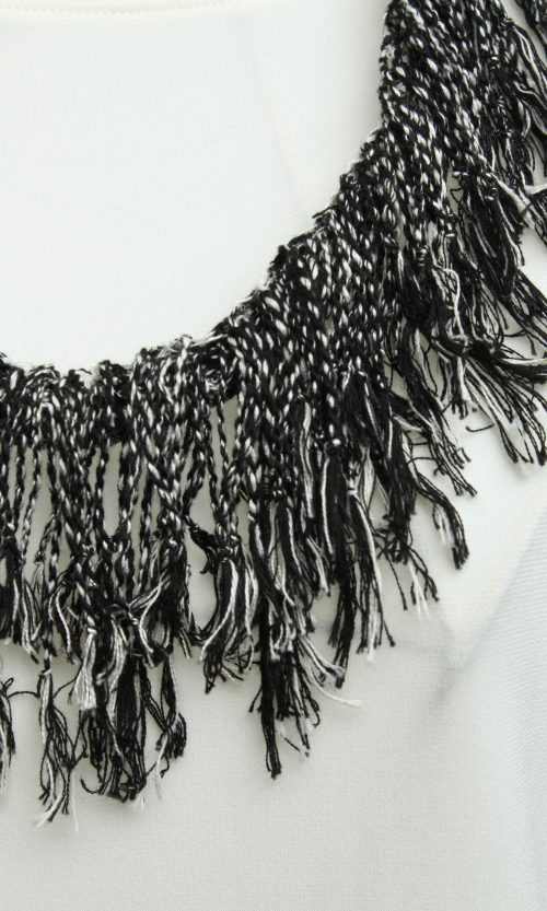 Monochrome Woven Siwir Necklace