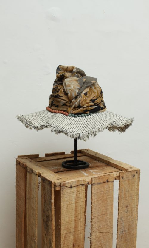 Flower Pattern Beaded Wizard Hat