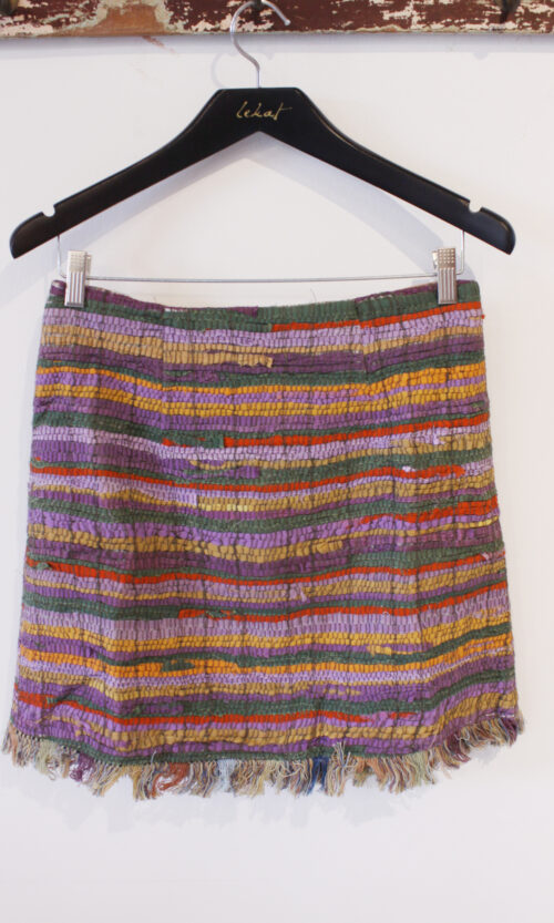 Woven Mix Colors Skirt A