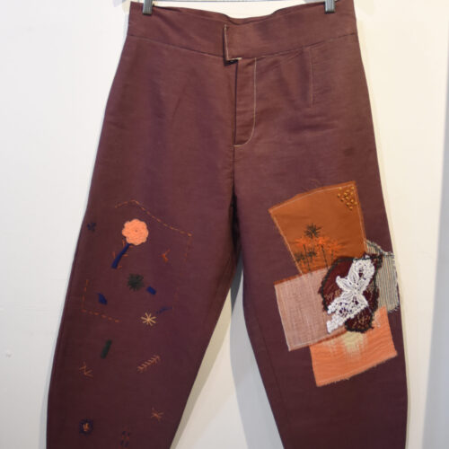 LEKAT Denim Patchwork Pants