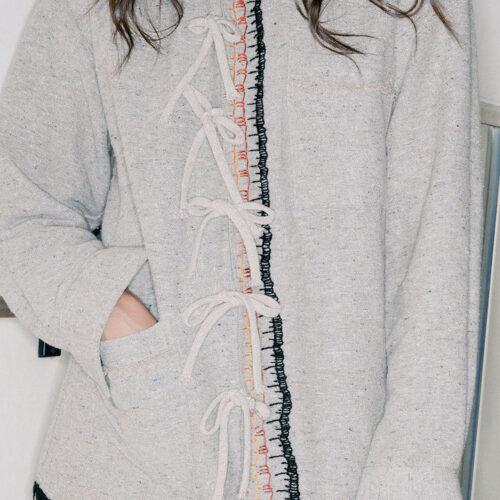 LEKAT Suri Woven Unisex Top with Hand Embroidery