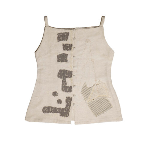 LEKAT Putih Puyeh Sleeveless Top