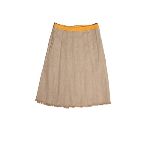 LEKAT Sekir Woven Pleated Skirt