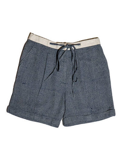 LEKAT Herringbone Navy Short