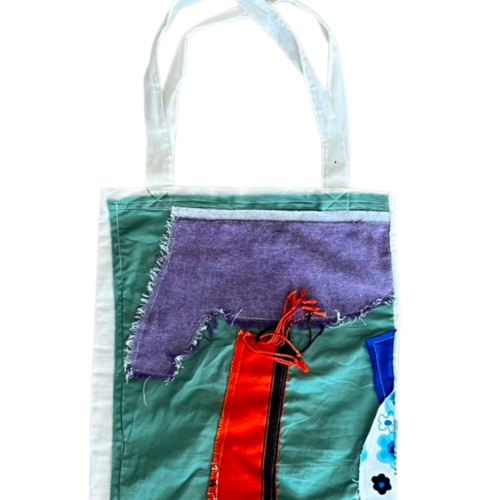 LEKAT DUA Patchwork Mini Tote Bag