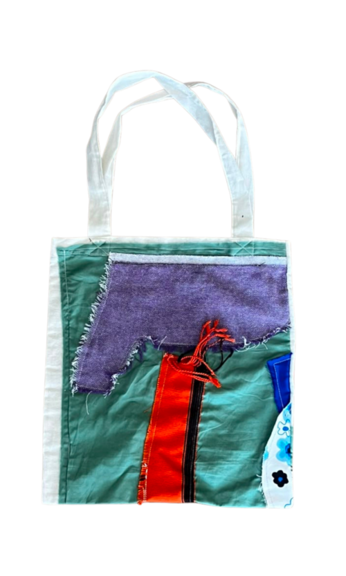 LEKAT DUA Patchwork Mini Tote Bag