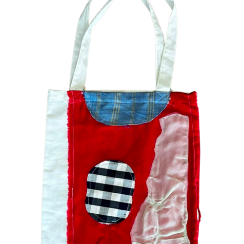 LEKAT DUA Patchwork Mini Tote Bag