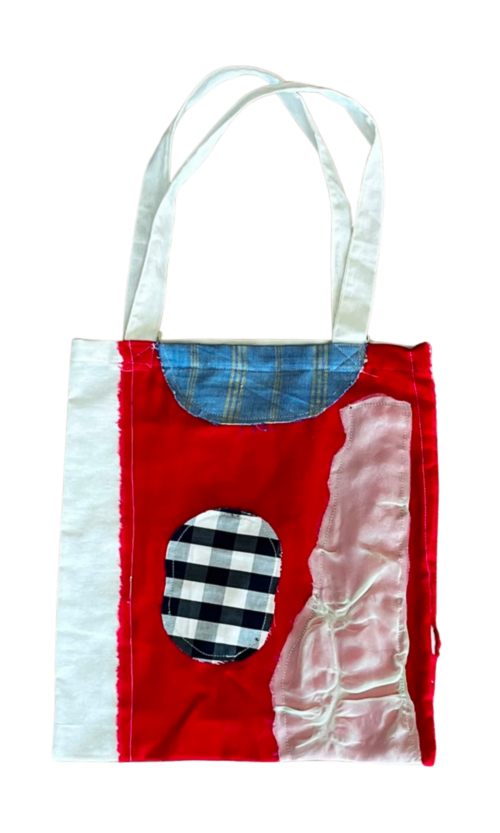 LEKAT DUA Patchwork Mini Tote Bag