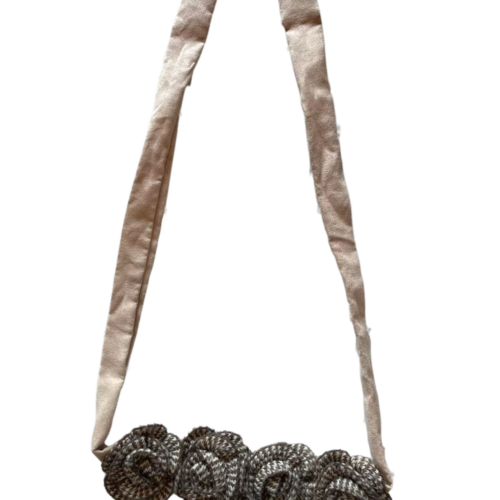 LEKAT Brown Rose Necklace & Headband