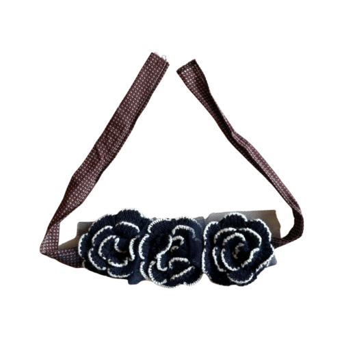 LEKAT Black Rose Necklace & Headband