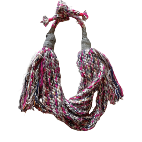 LEKAT Braided Tassel Necklace