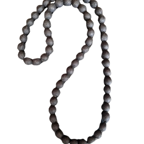 LEKAT Handcrafted Black Bead Necklace
