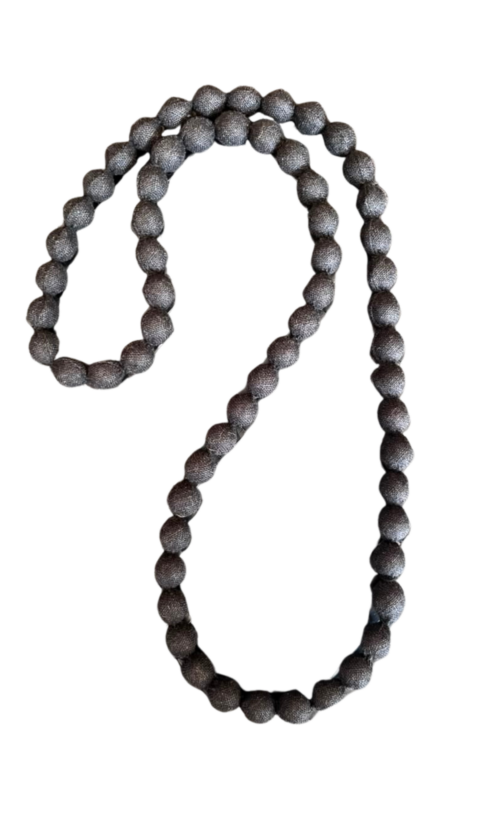 LEKAT Handcrafted Black Bead Necklace