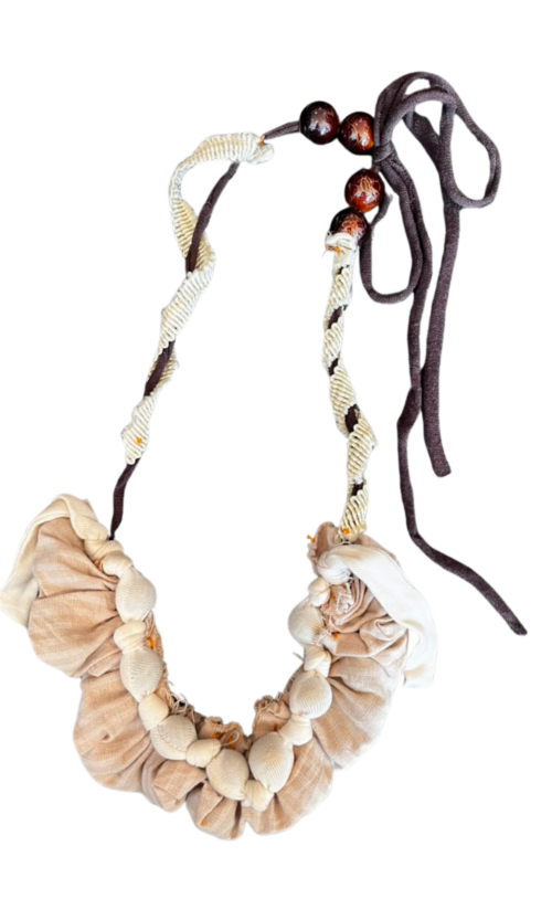 LEKAT Upcycled Fabric Necklace