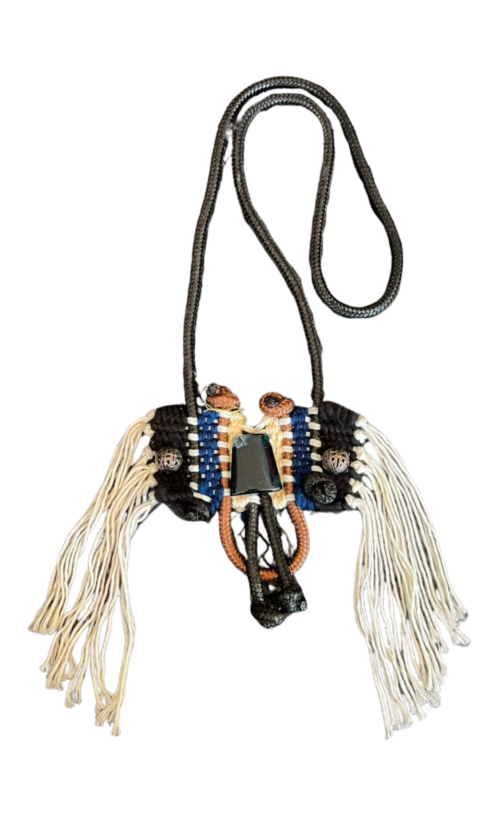 LEKAT Fringe Woven Necklace
