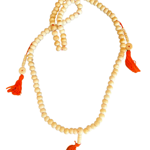 LEKAT Wooden Bead Tassel Necklace