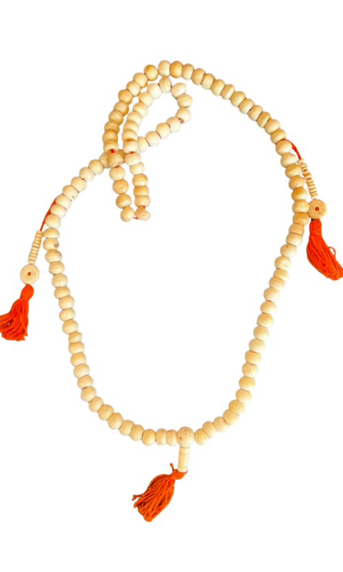 LEKAT Wooden Bead Tassel Necklace