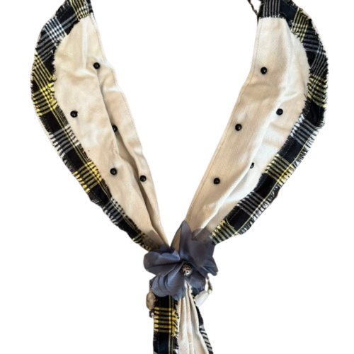 LEKAT Lace Floral Necklace in Polkadot