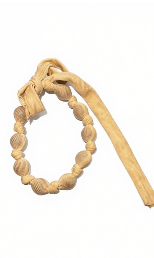 LEKAT Beaded Bracelet in Off White