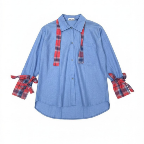 LEKAT DUA Denim Linen Set