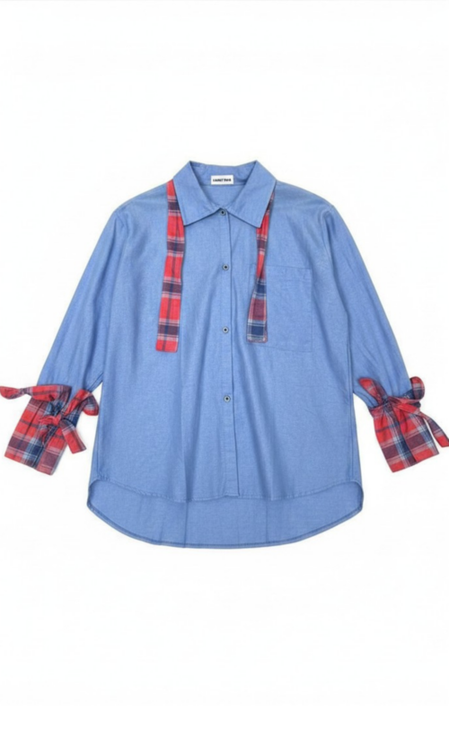 LEKAT DUA Denim Linen Set