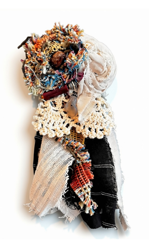 LEKAT Boho Coiled Fabric Brooch