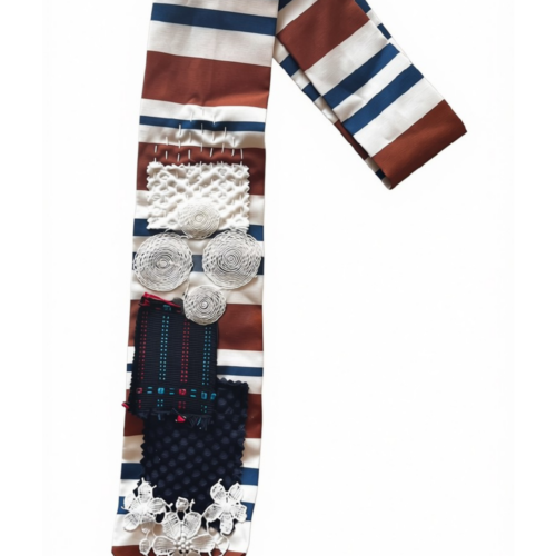 LEKAT Stripes Patchwork Necktie