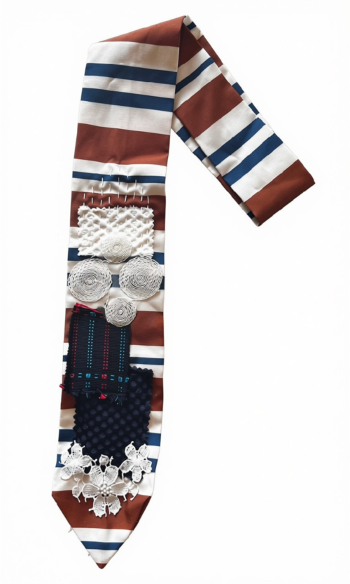 LEKAT Stripes Patchwork Necktie