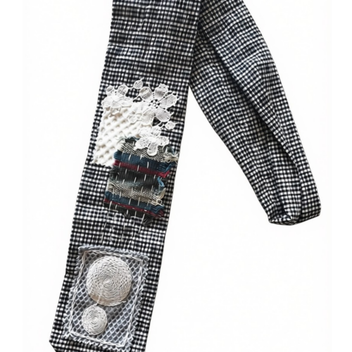 LEKAT Plaid Patchwork Necktie