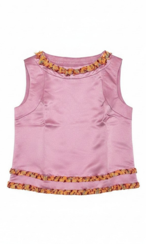 LEKAT DUA Sleeveless Satin Top