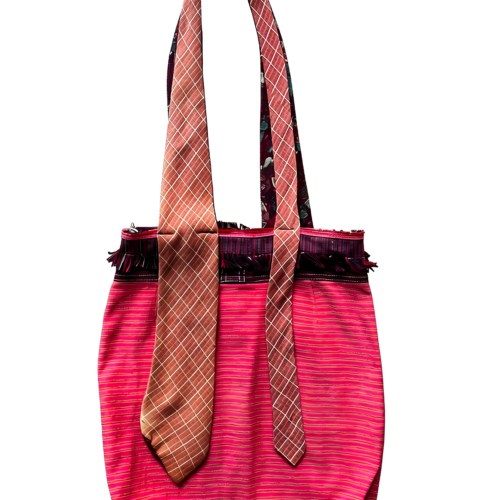 LEKAT Tie Stripe Baduy Shoulder Bag