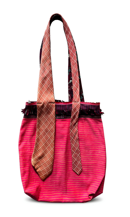 LEKAT Tie Stripe Baduy Shoulder Bag