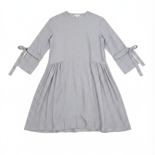 LEKAT DUA Round Neck Tie Sleeve Dress