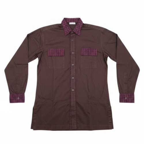 LEKAT DUA Plaid Accent Shirt