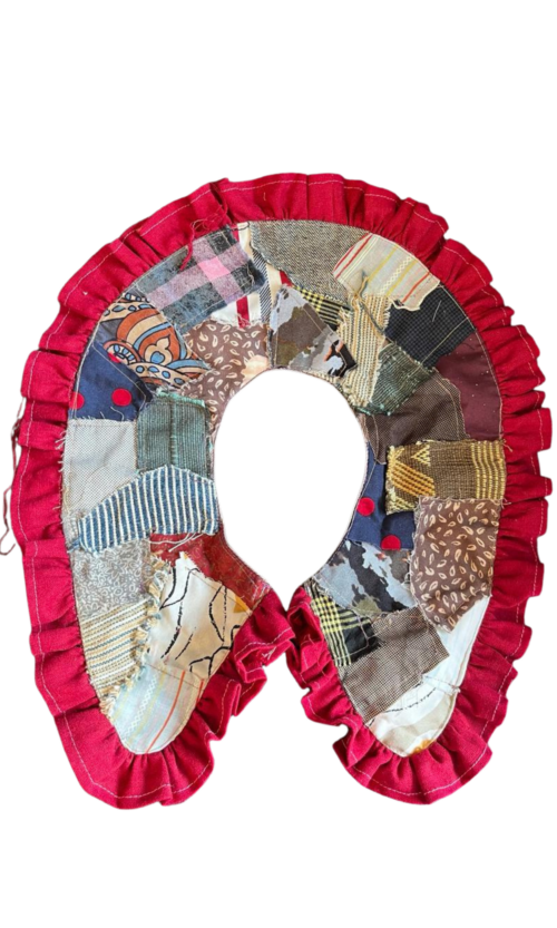 LEKAT Patchwork Ruffle Collar Necklace