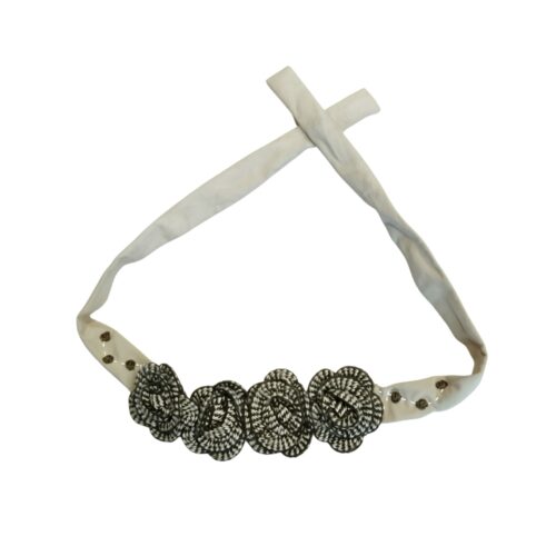 LEKAT Brown Rose Necklace & Headband