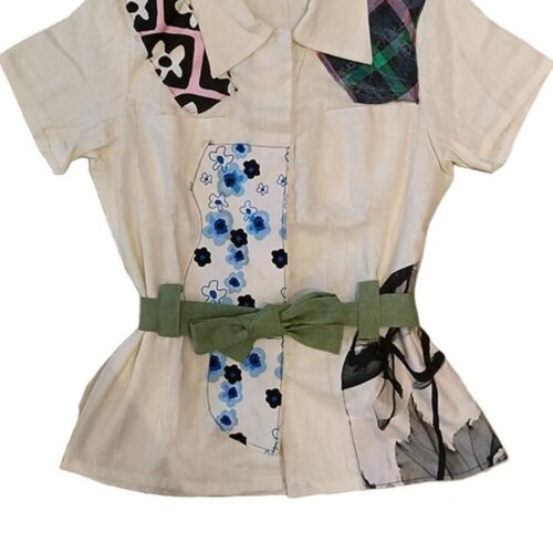 LEKAT DUA Patchwork Top