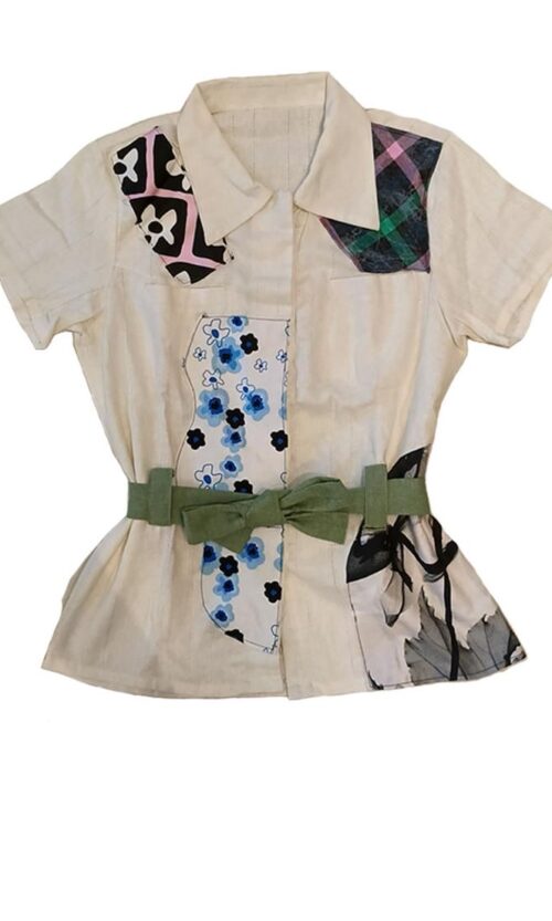 LEKAT DUA Patchwork Top