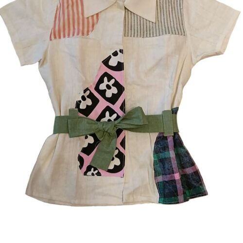LEKAT DUA Patchwork Top