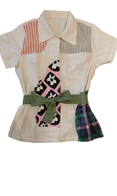 LEKAT DUA Patchwork Top