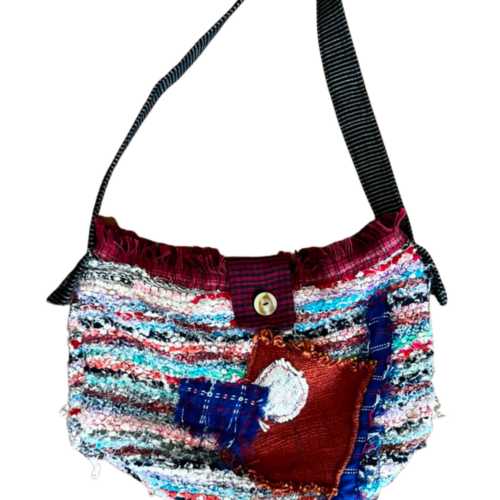 LEKAT Tweed Reddish Sling Bag