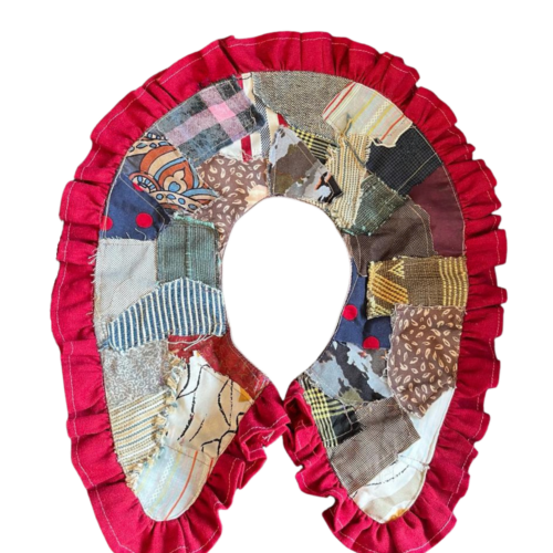 LEKAT Patchwork Ruffle Collar Necklace