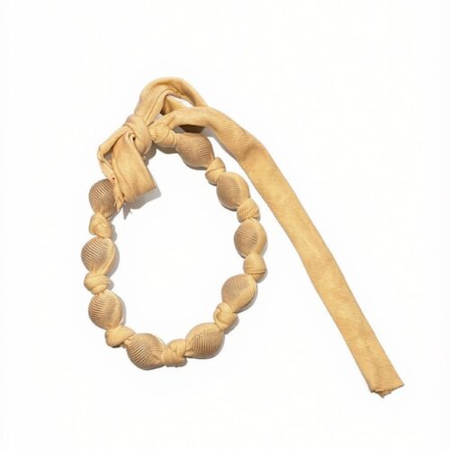 LEKAT Beaded Bracelet in Off White