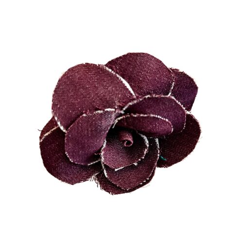 LEKAT Burgundy Blossom Brooch